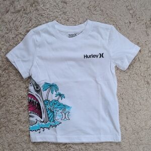 NWOT Hurley Kids White Graphic T-Shirt